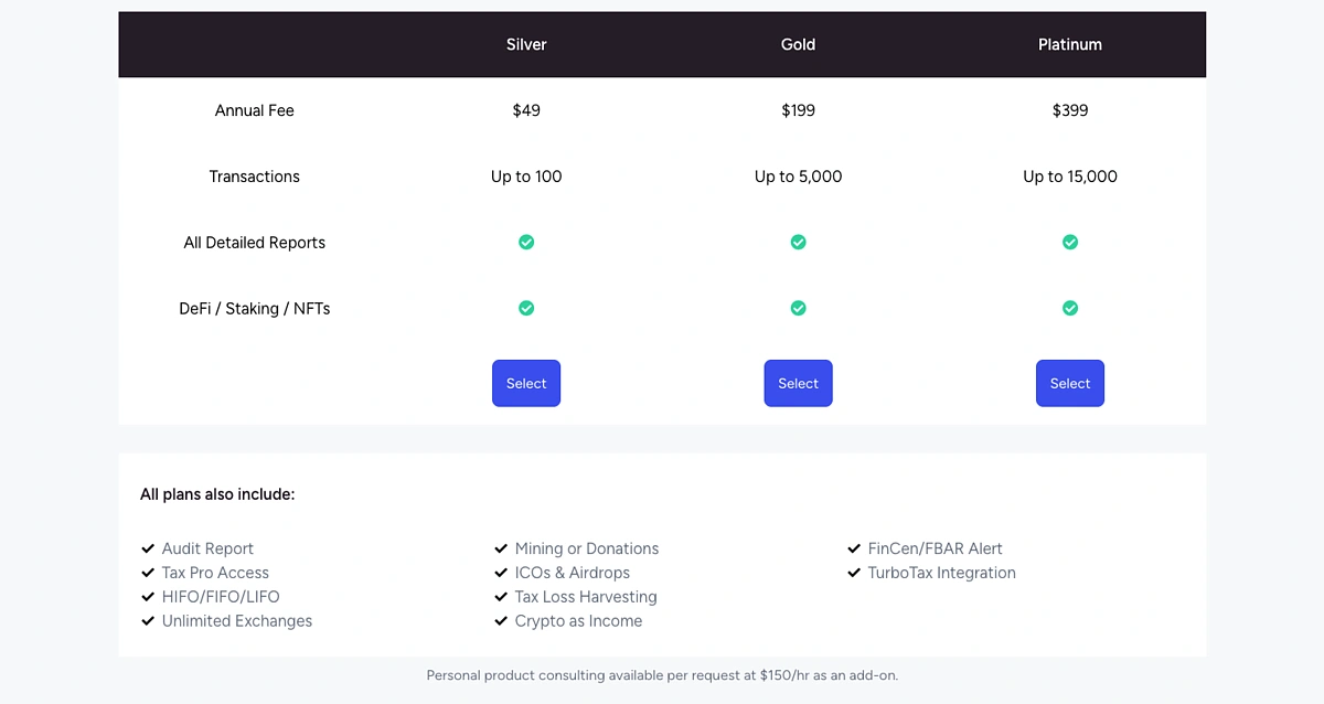 DeFi Tax Lot Tracking