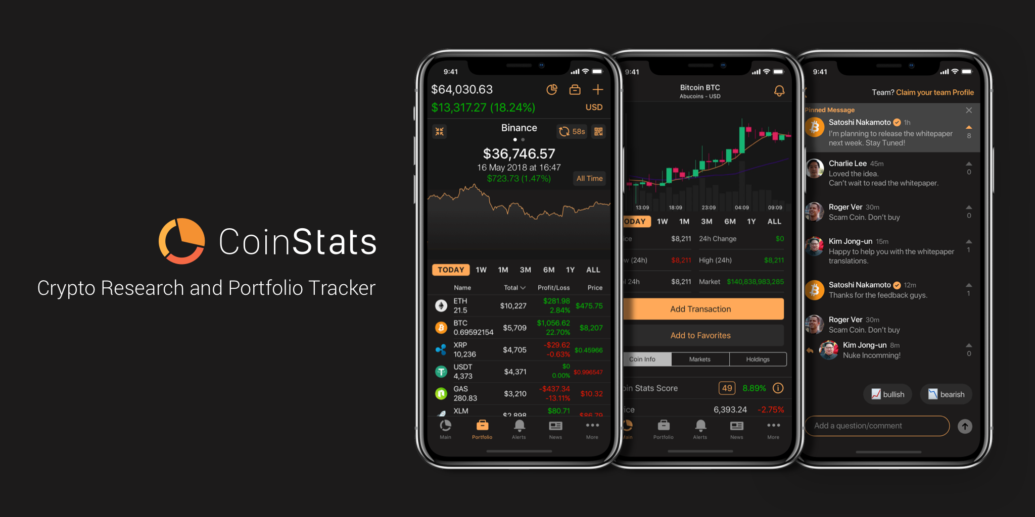 CoinStats DeFi portfolio tracker screenshot